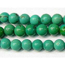 Round Natural Turquoise Beads
