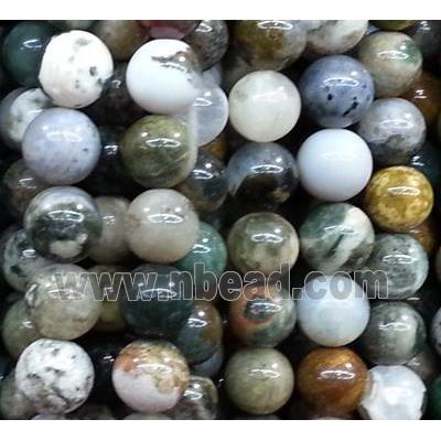 round Ocean Agate beads