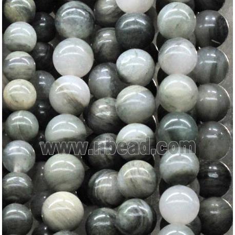 round green Actinolite beads