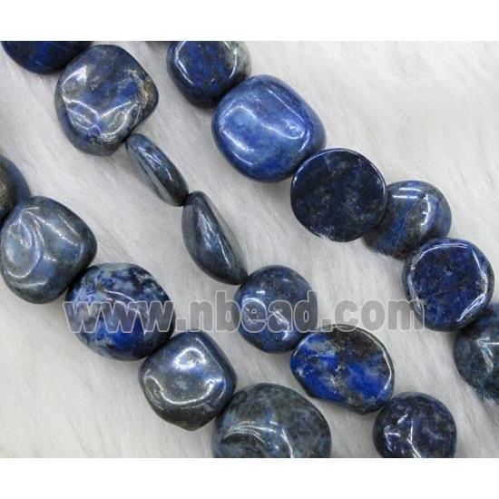 lapis lazuli bead, freeform