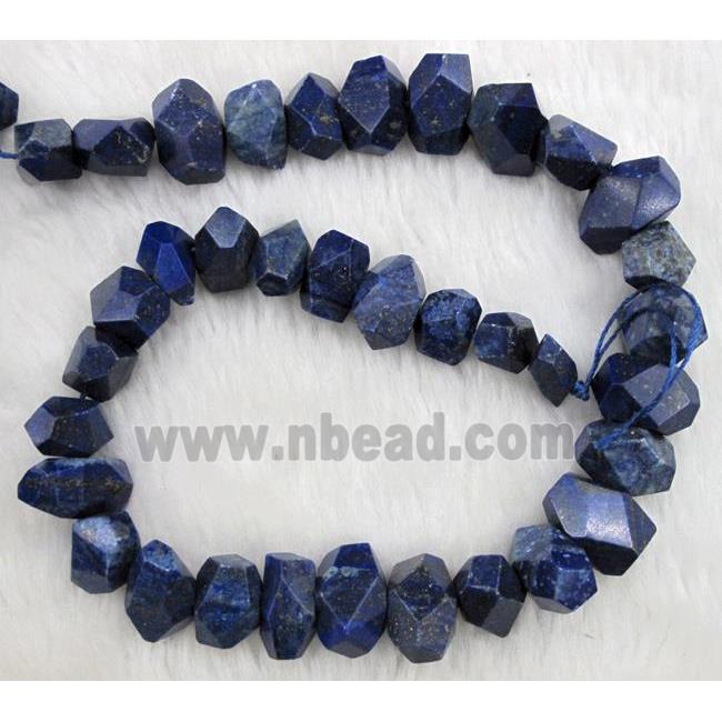 lapis lazuli bead, freeform