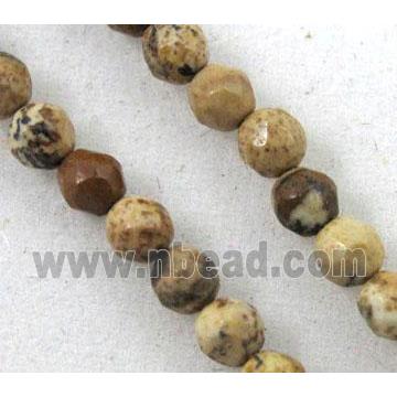 tiny gemstone beads, faceted round