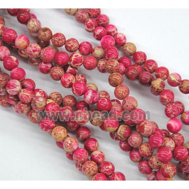red Sea Sediment Jasper beads, round
