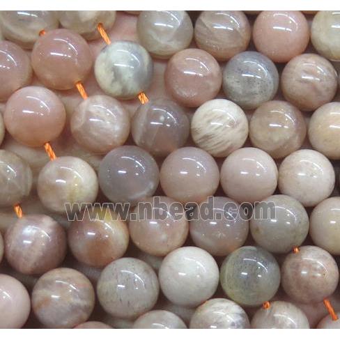natural round Sunstone Beads