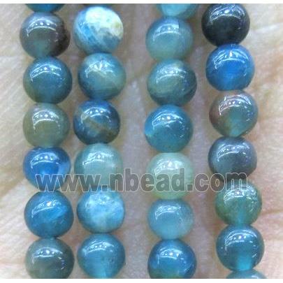 tiny Azurite Beads, round