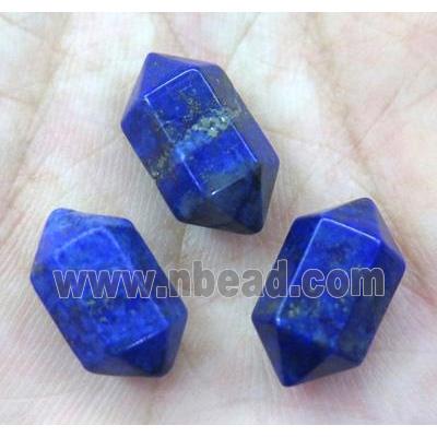 Lapis Lazuli Bullet Beads Undrilled Nohole