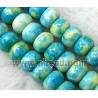 Rain colored stone bead, stability, abacus