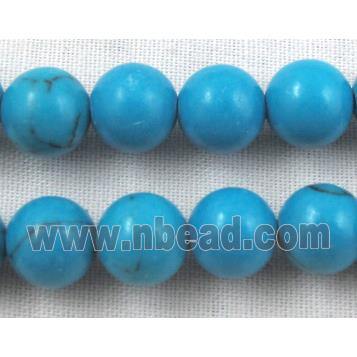 Round Turquoise Beads