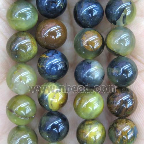 round Golden Pieterzite Beads