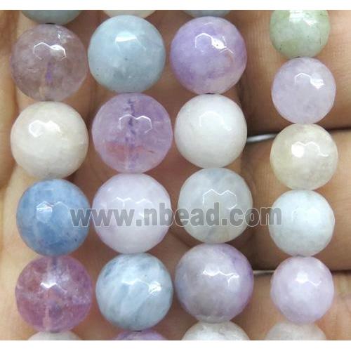 mix gemstone stone beads, faceted round