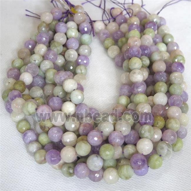 mix gemstone stone beads, faceted round