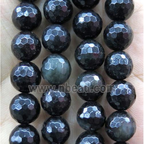 Mahogany Obsidian Beads, faceted round