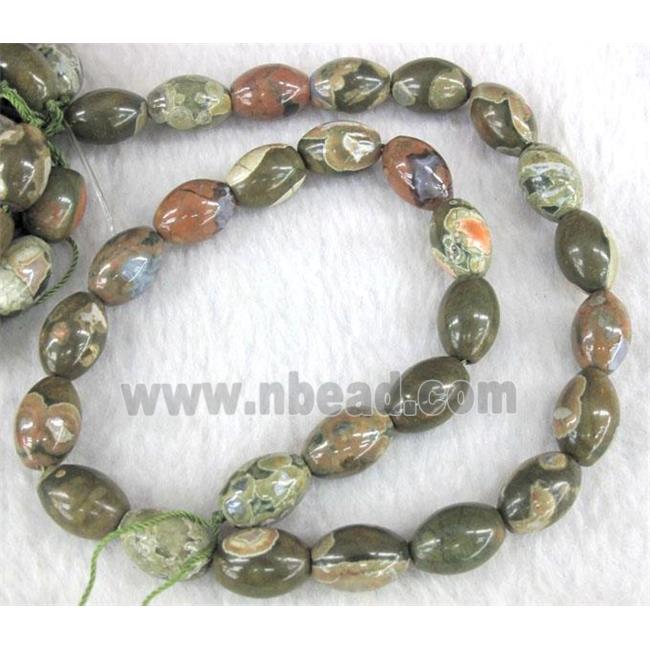 natural Rhyolite Jasper beads, barrel
