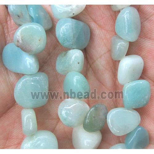 Amazonite beads chip, freeform