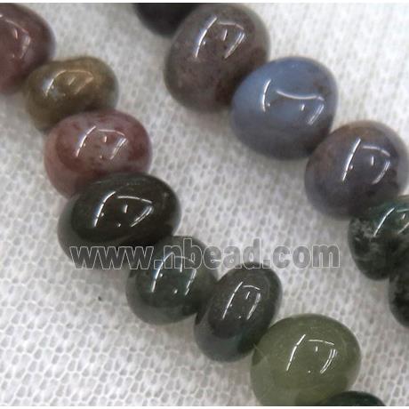 Indian agate chips bead, freeform