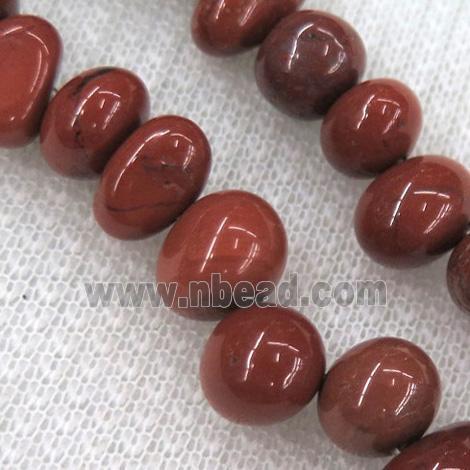 red jasper chips bead, freeform