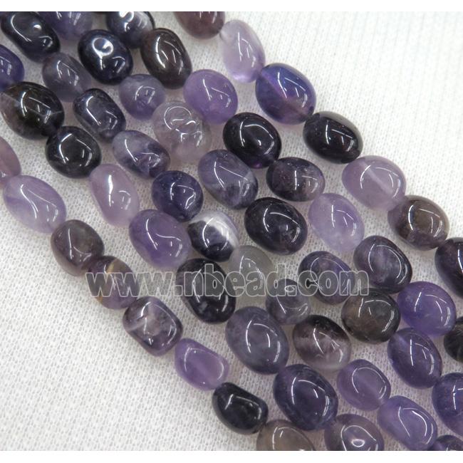 amethyst chips bead, freeform