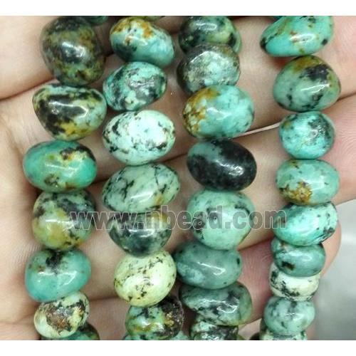 Africa turquoise chip beads