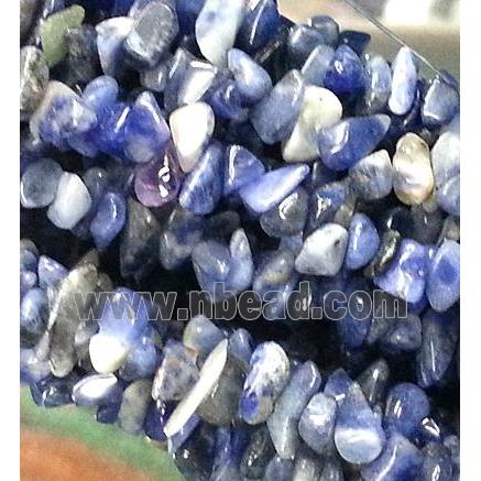 lapis lazuli chips bead, freeform