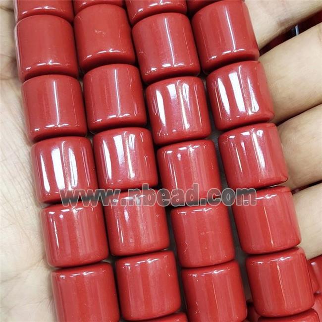 Red Resin Column Beads