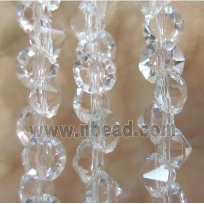 clear chinese crystal glass beads, diamondoid