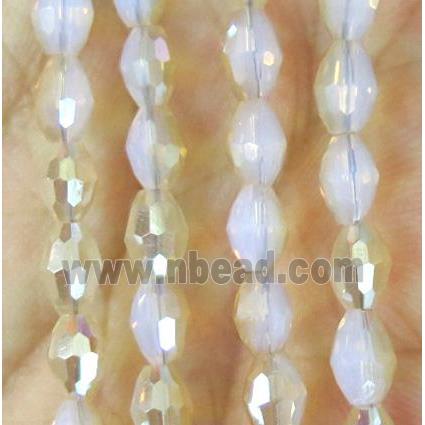 Chinese Crystal Beads, faceted oval