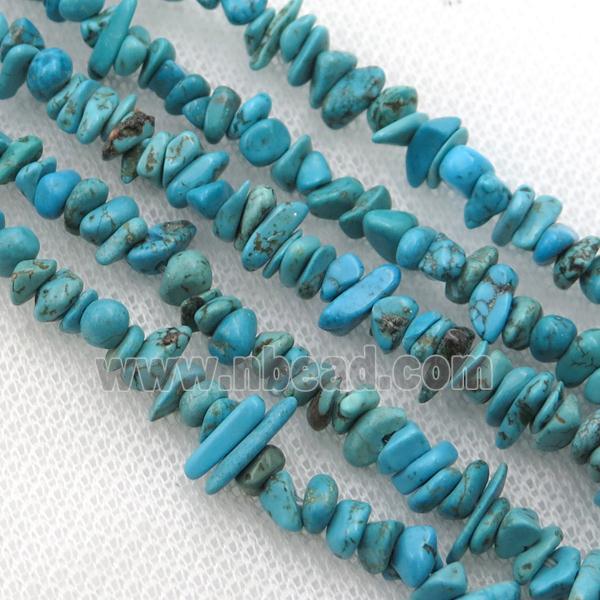 Magnesite Turquoise beads chip