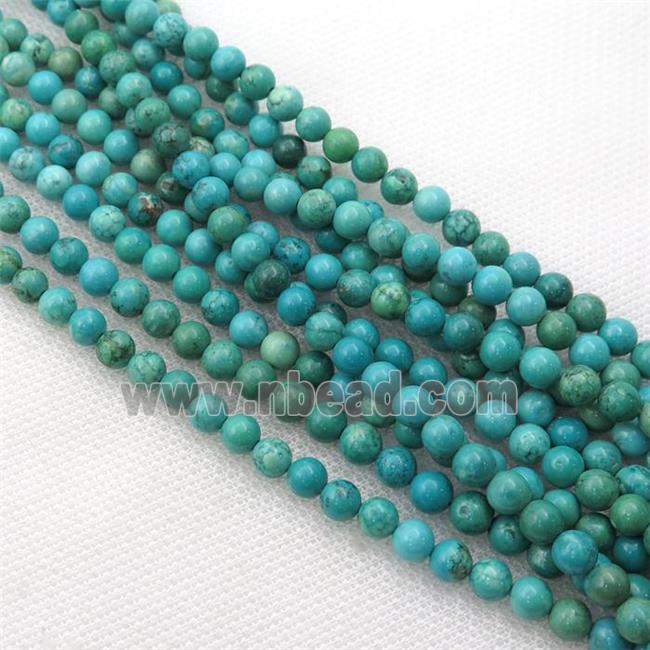 round Magnesite Turquoise beads