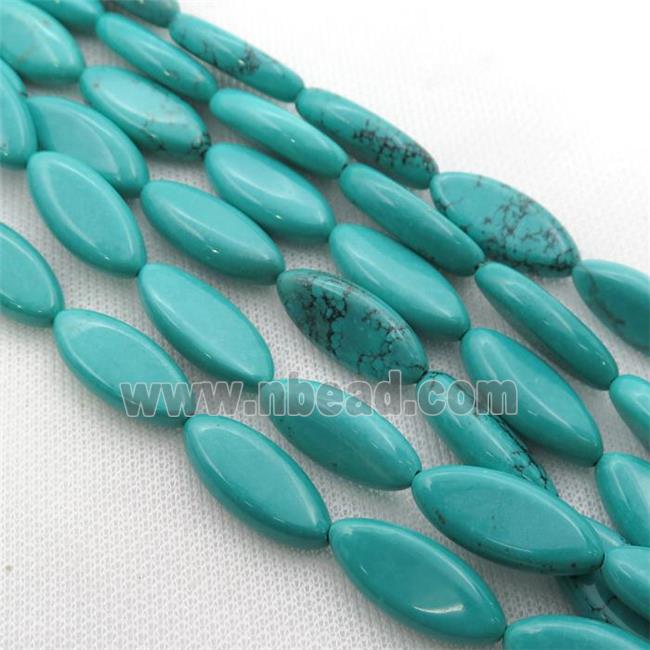 Sinkiang Turquoise oval beads
