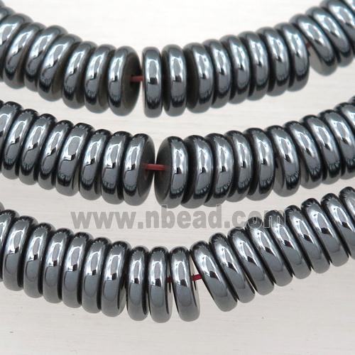 black Hematite heishi beads