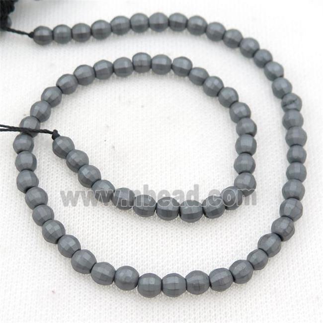 matte black Hematite lantern beads
