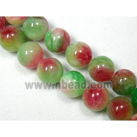 Jade beads, Round, mix color