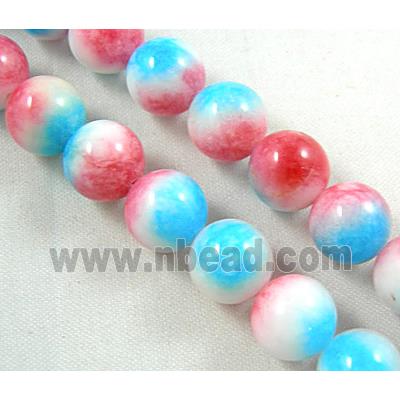 Jade beads, Round, mix color