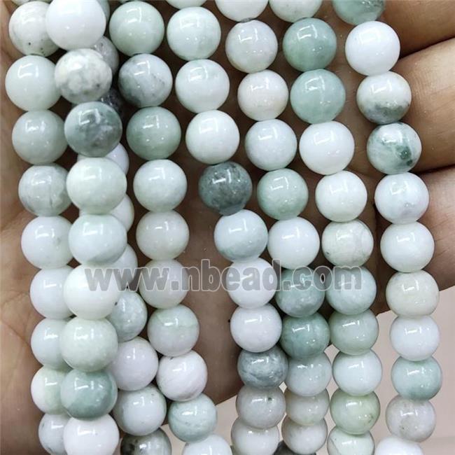 Natural Honey Jade Beads Dye Smooth Round