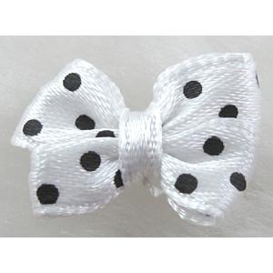 bowknot, Ribbon butterfly flower, white