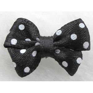 bowknot, Ribbon butterfly flower, black