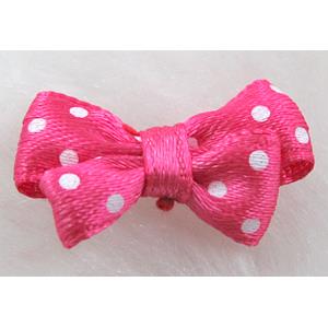bowknot, Ribbon butterfly flower, hot-pink