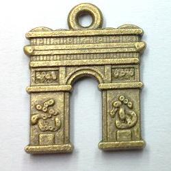 tibetan silver triumphal arch pendant non-nickel, bronze