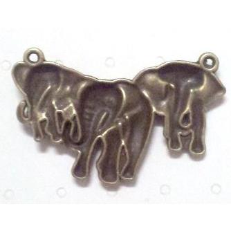 tibetan silver elephant pendant non-nickel, bronze