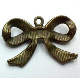 cancer ribbons, tibetan silver pendant non-nickel, bronze