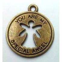 special angel, tibetan silver pendant non-nickel, bronze
