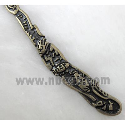 Bronze Bookmark, Tibetan Silver Non-Nickel