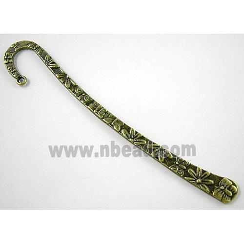 Bookmark, Antique Bronze, Tibetan Silver Non-Nickel