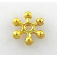 Tibetan Silver Spacers Non-Nickel, Gold, zinc alloy beads
