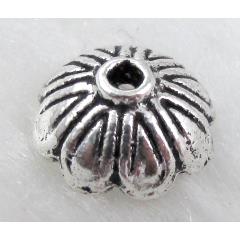 Beadcap, Tibetan Silver Non-Nickel