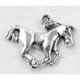 Tibetan Silver horse pendant Non-Nickel