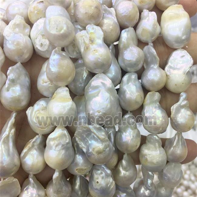 natural Baroque Style Pearl beads, C-grade