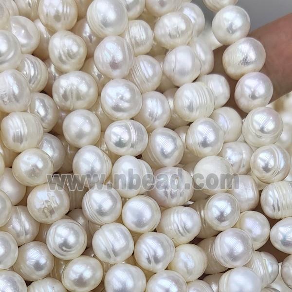 Natural Freshwater Pearl Beads, D-grade