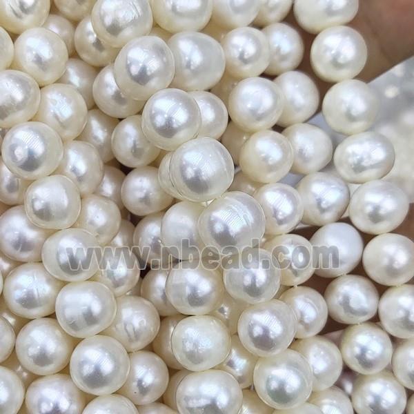 Natural Freshwater Pearl Beads, C-Grade