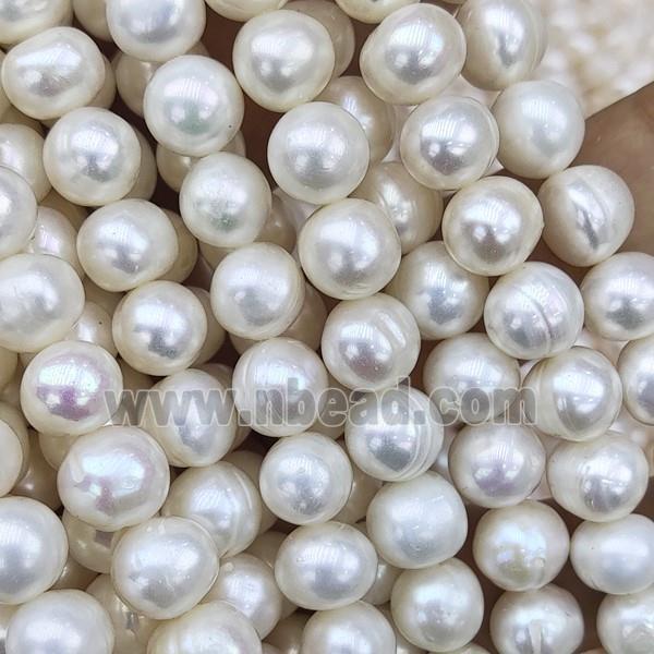 Natural Freshwater Pearl Beads, B-Grade